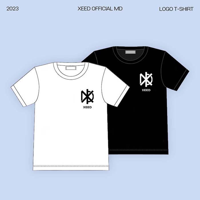 2023 XEED FANCON WE:XEED ＜BLUE＞ OFFICIAL MD / 半そでティーシャツ (T-SHIRT) (フォトカード10種中2種ランダム贈呈)