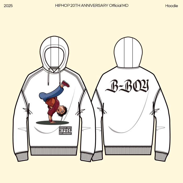 キム・スヨン ヒップホップ 20周年 OFFICIAL MD / フードティーシャツ (Hoodie)