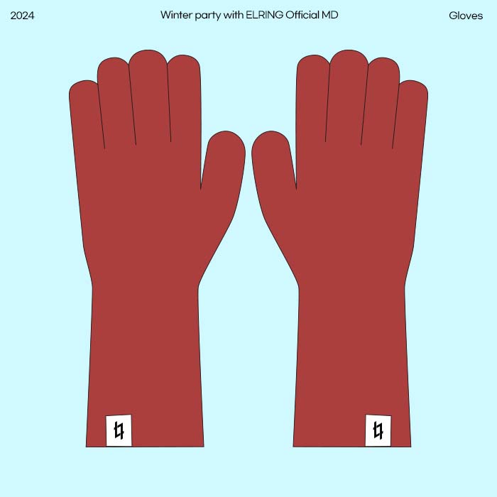2024 Winter party with ELRING OFFICIAL MD / グローブ (Gloves) (色星フォトカード 3種中1種ランダム)