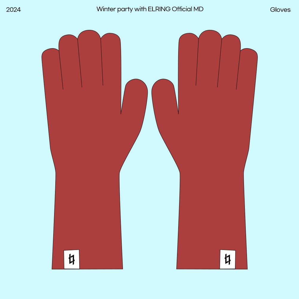 2024 Winter party with ELRING OFFICIAL MD / グローブ (Gloves) (色星フォトカード 3種中1種ランダム)