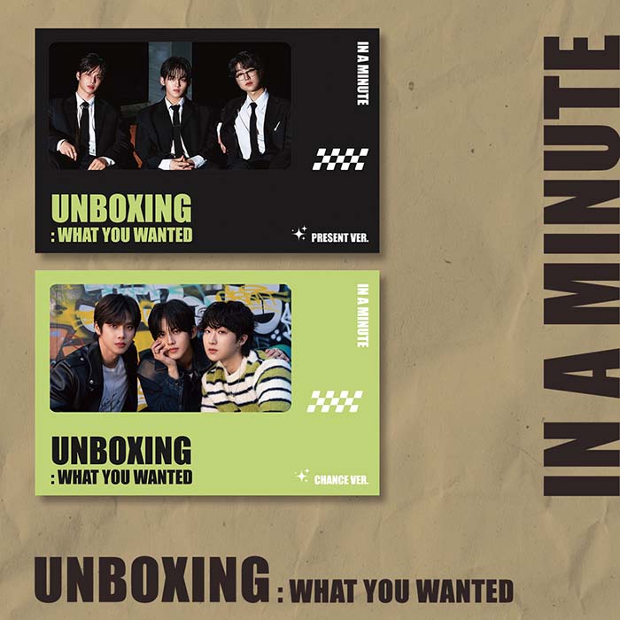 [3.21/1:1 ビデオ通話応募] IN A MINUTE (インアーミニッツ) - シングル1集 [Unboxing: What You Wanted]
