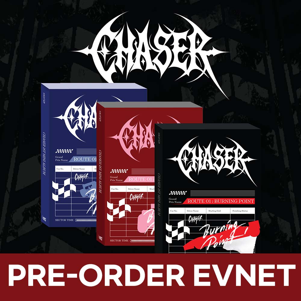 [PRE-ORDER] CHASER 1ST MINI ALBUM 【ROUTE 01 : BURNING POINT】(3種中1種ランダム)