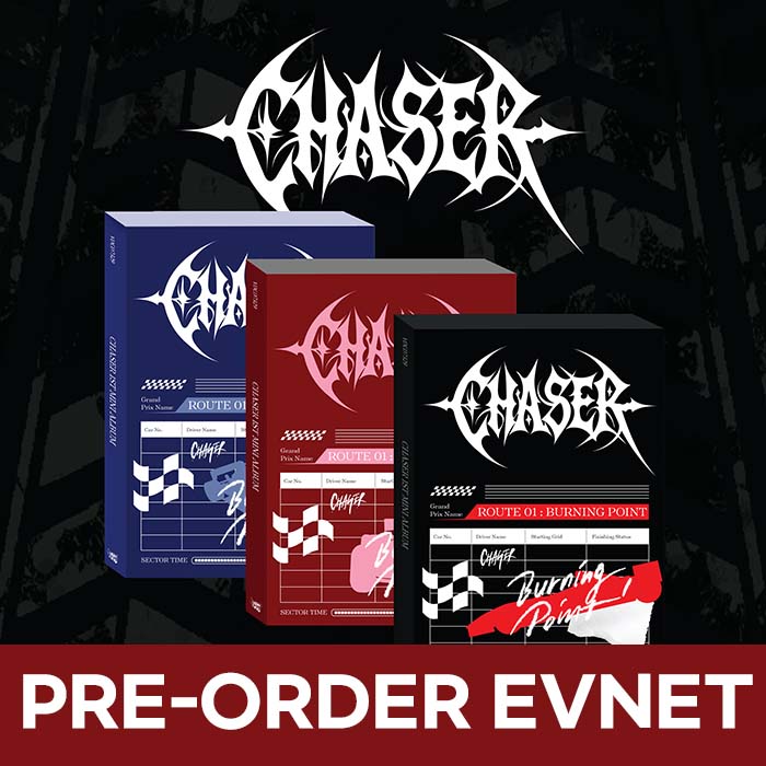 [PRE-ORDER] CHASER 1ST MINI ALBUM 【ROUTE 01 : BURNING POINT】(3種中1種ランダム)