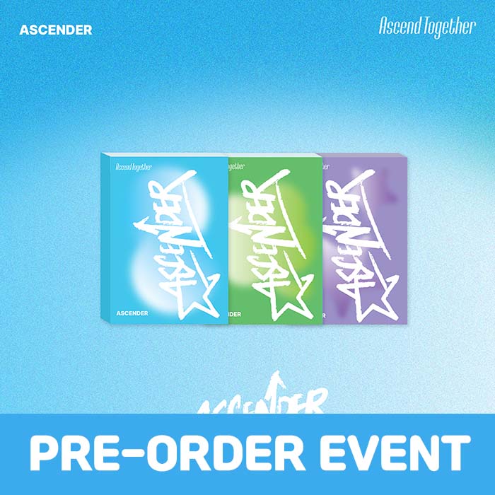 [PRE-ORDER EVENT] ASCENDER 1ST MINI ALBUM [Ascend Together] (3種中1種ランダム)