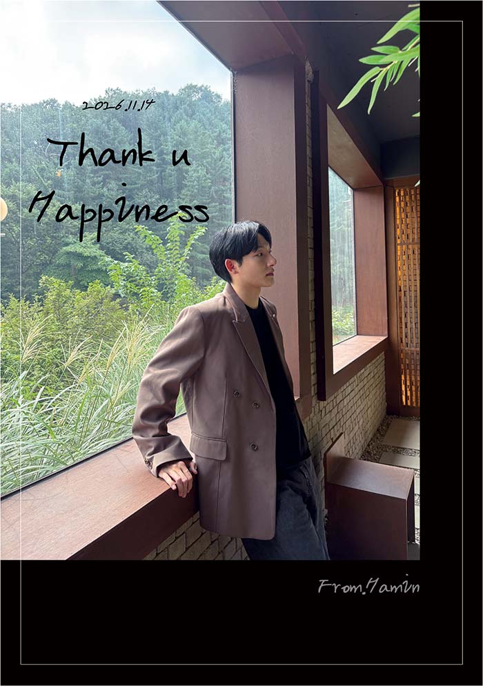[辞書チケット] イ・ミン「Thank u Happiness」